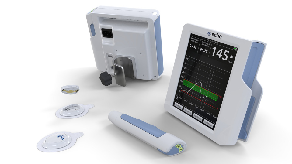 Eclipse was responsible for the design of the monitor, sensor dermal abrader, and Graphic User Interface components of the Symphony tCGM system.